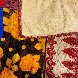Sherpa Kantha Blanket